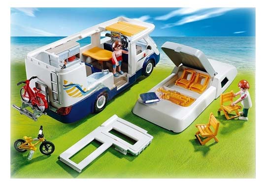 Playmobil camping caravane