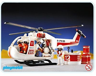 Playmobil avion sauvetage