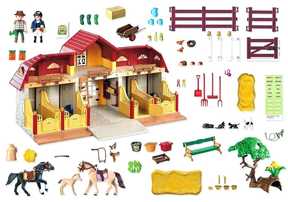 Playmobil country paddock with horses and pony