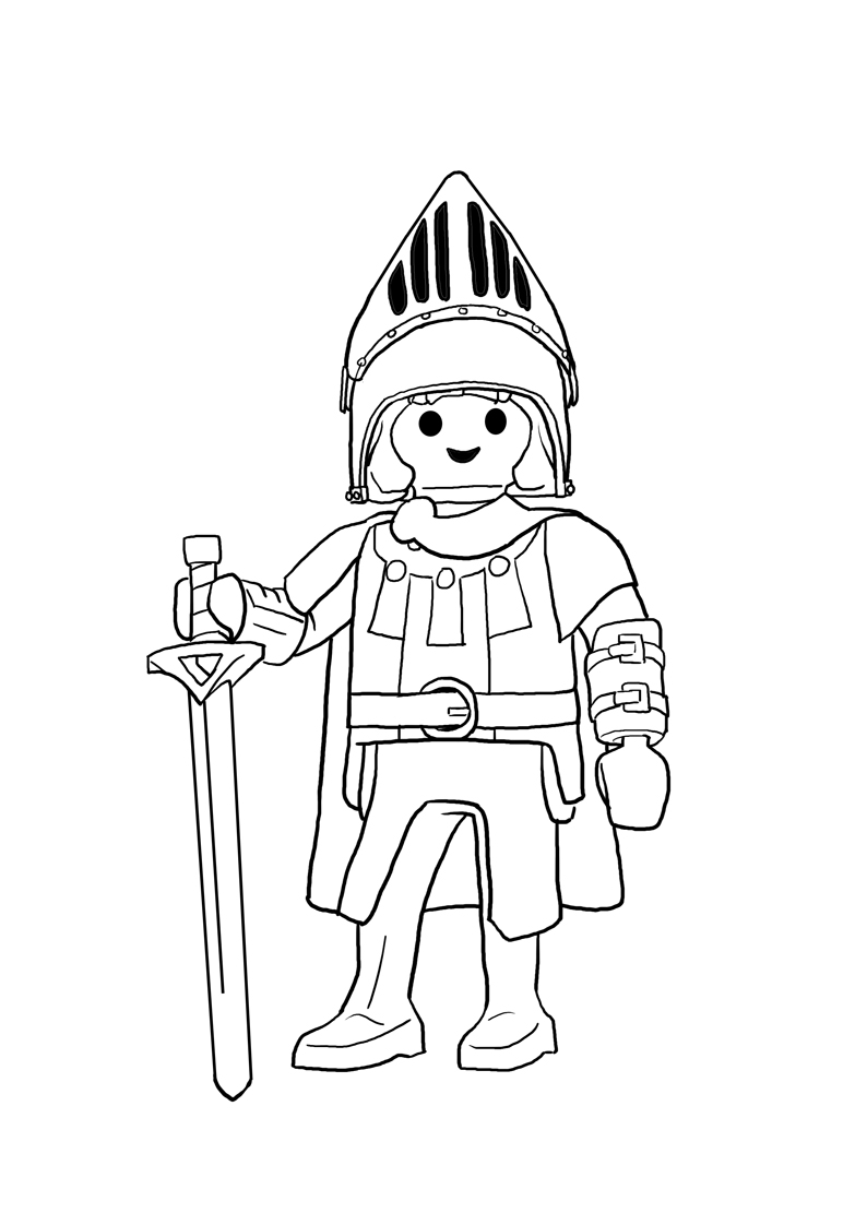 Dessin chateau playmobil