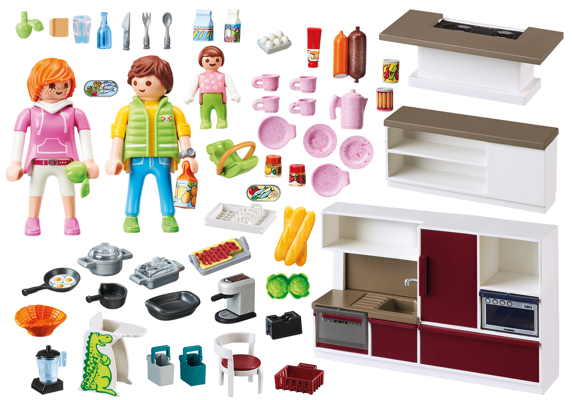 Playmobil dollhouse køkken