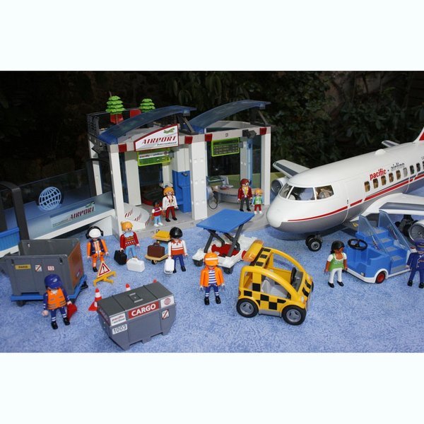 Playmobil avion et aéroport