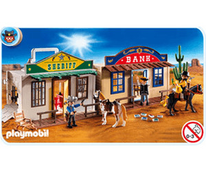 Playmobil coffret cowboy transportable pas cher