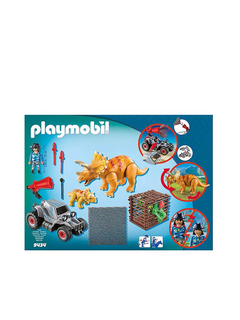 Playmobil offroader mit dino fangnetz
