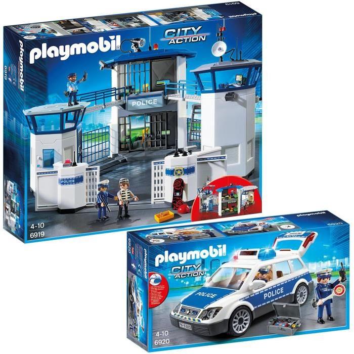 Playmobile commissariat police moins cher