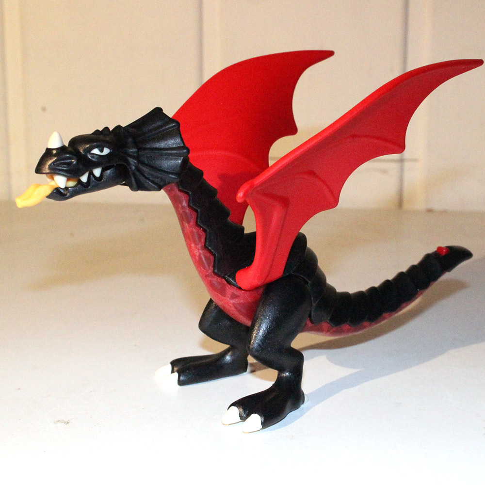 Playmobil dragon noir