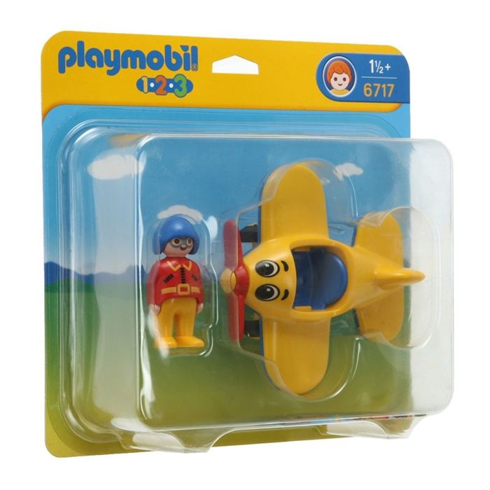 Avion playmobil mousse