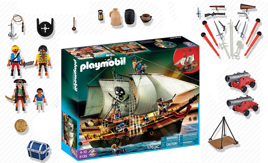 Playmobil bateau pirate video