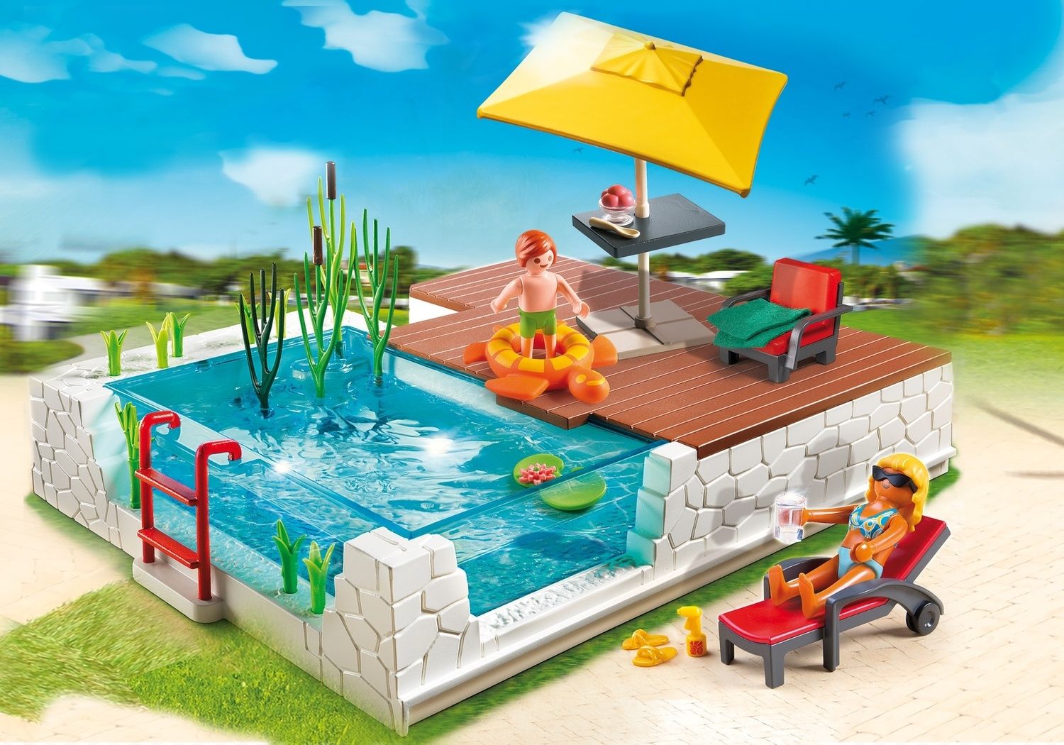 Playmobil video piscine