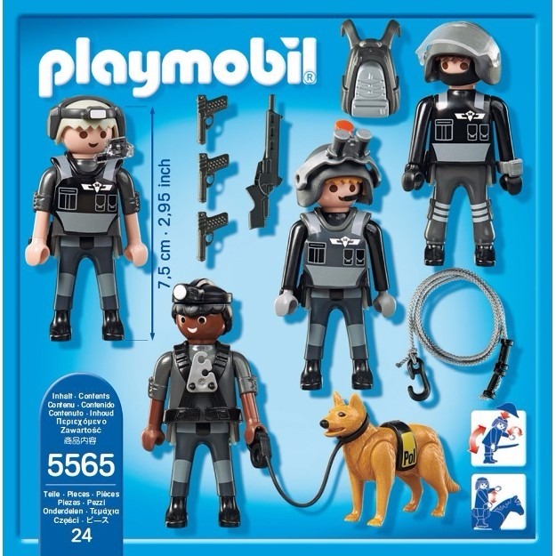 Playmobil quad de police