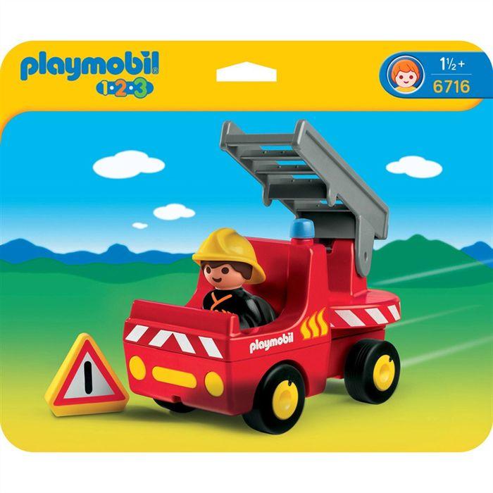 Camion pompier playmobil cdiscount