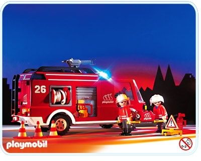 Playmobil pompier ambulance