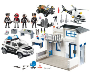 Playmobil poste de police et véhicules