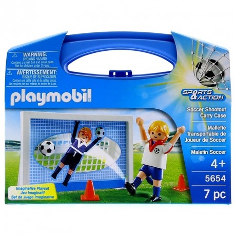 Playmobil sports & action set de fútbol maletín