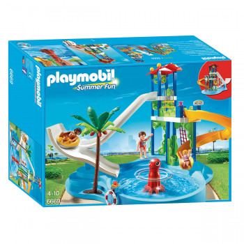 Dessin anime playmobil a la piscine