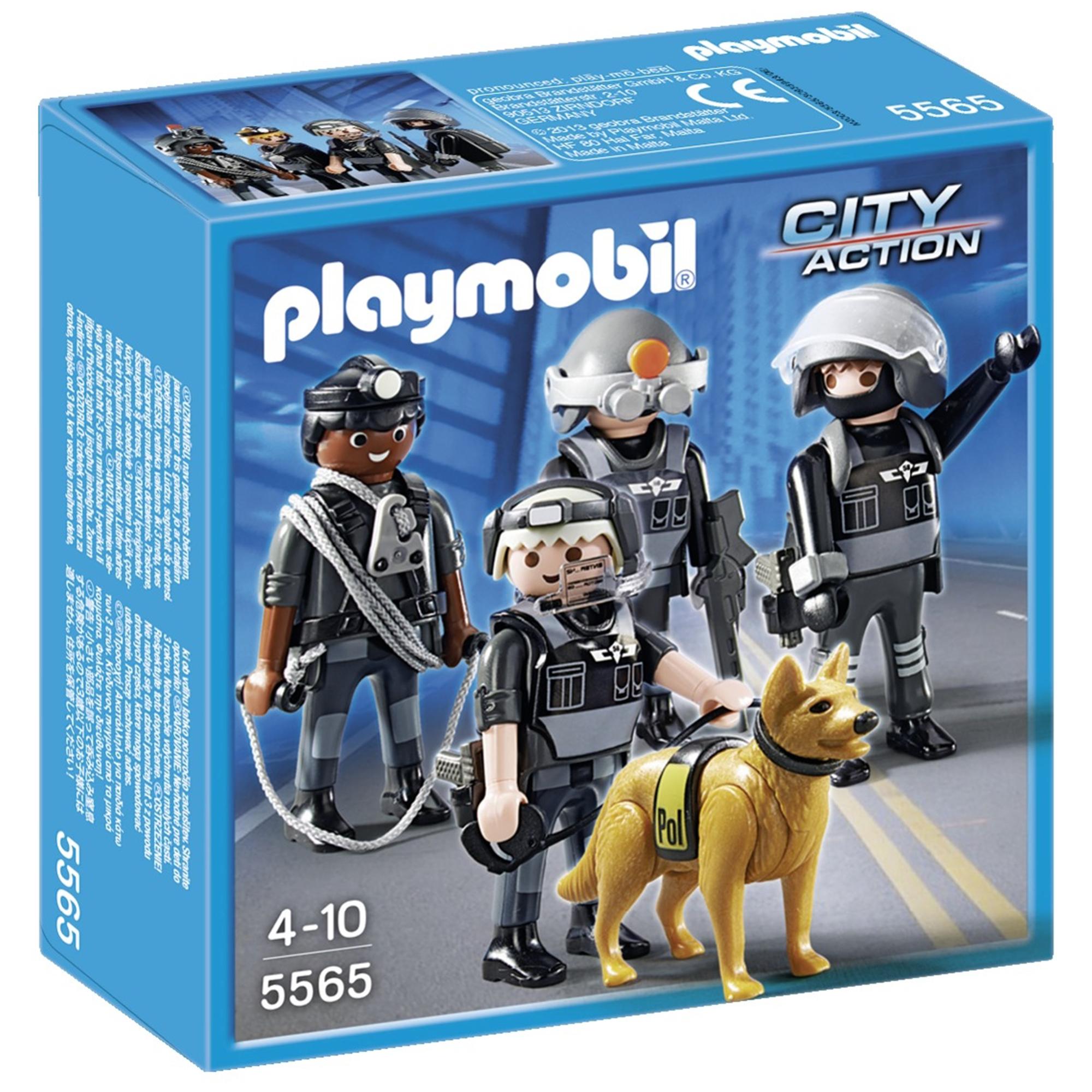 Playmobil city action police tactical unit set
