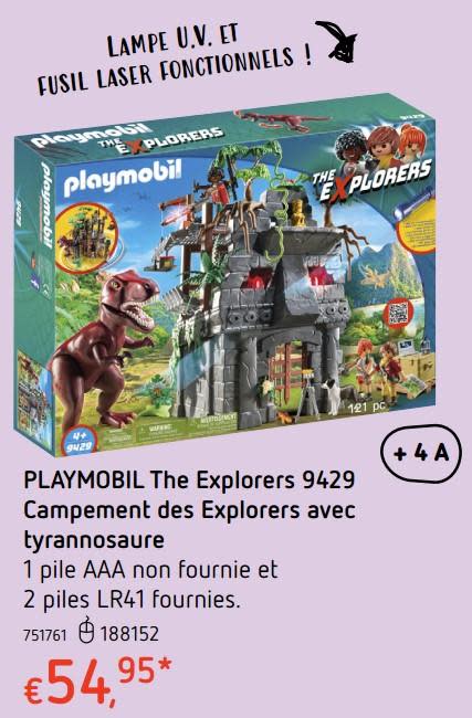 Playmobil campement des explorers