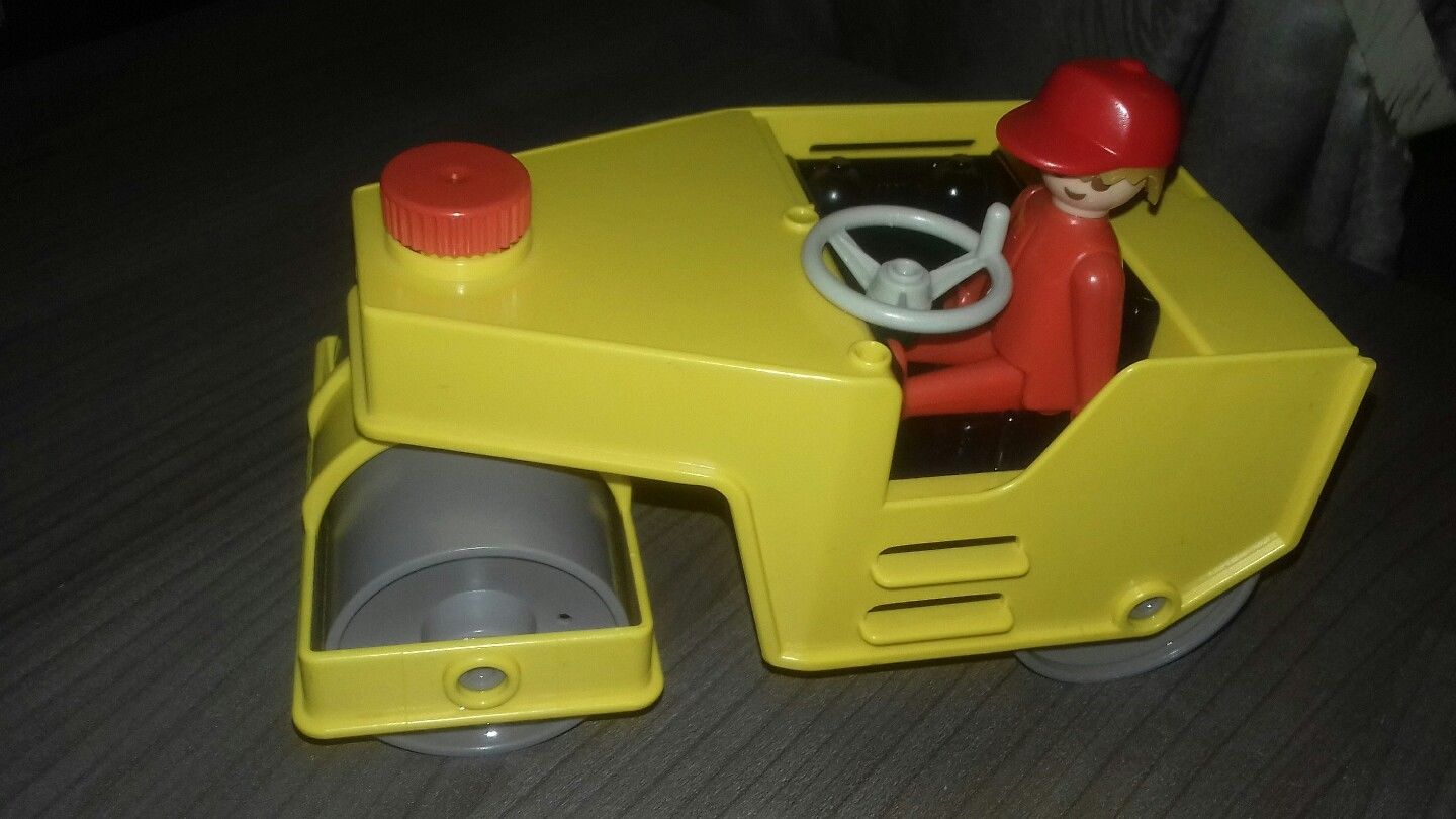 Playmobil chantier rouleau