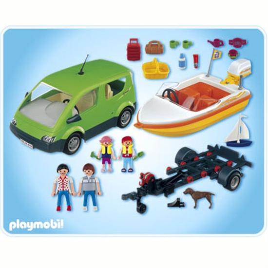 Playmobil bateau famille