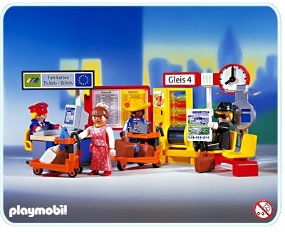 Playmobil quai de gare