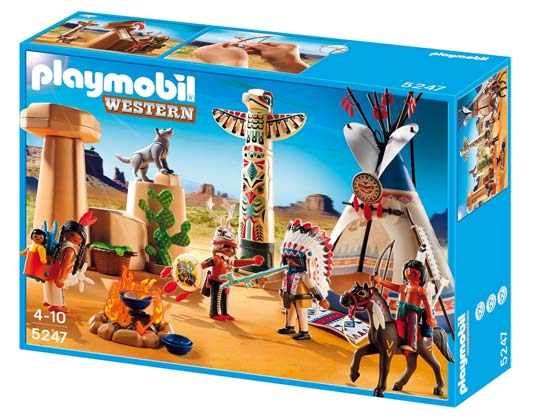 Dessin animé playmobil indien