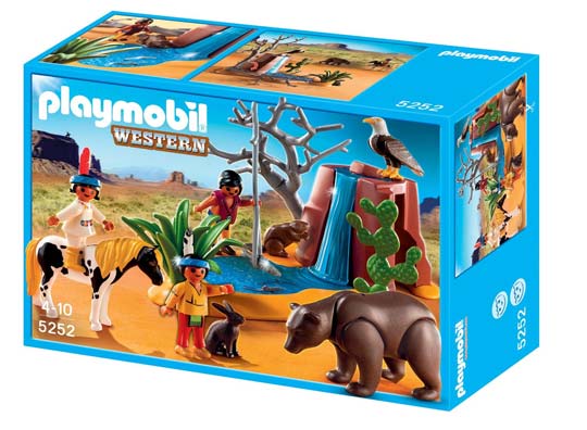 Dessin animé playmobil western