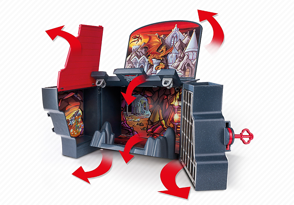 Playmobil my secret dragon's lair play box