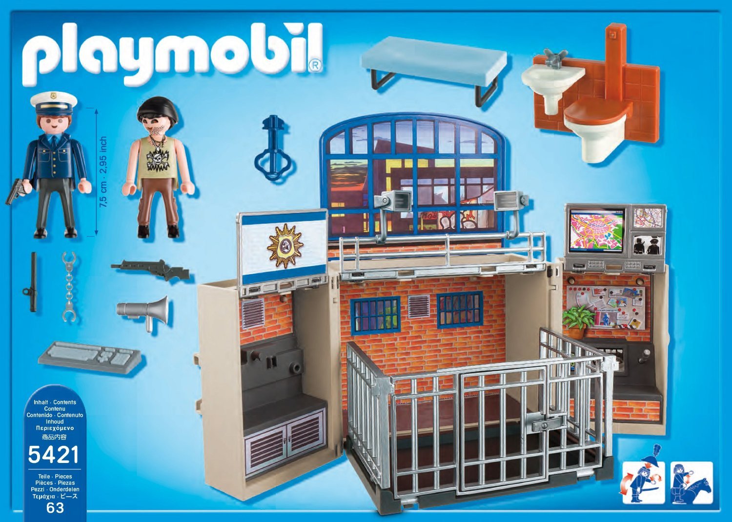 Playmobil 5421 city action my secret police station playbox