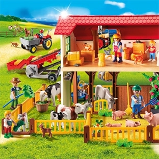 Playmobil ferme carrefour