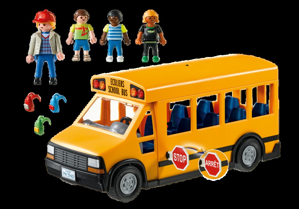 Playmobil bus unfall