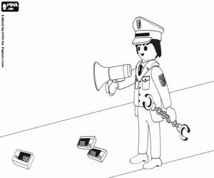 Playmobil police dessin