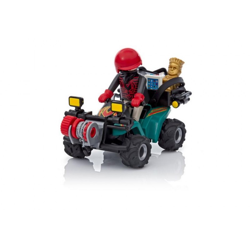 Playmobil city action przestępca z quadem 6879