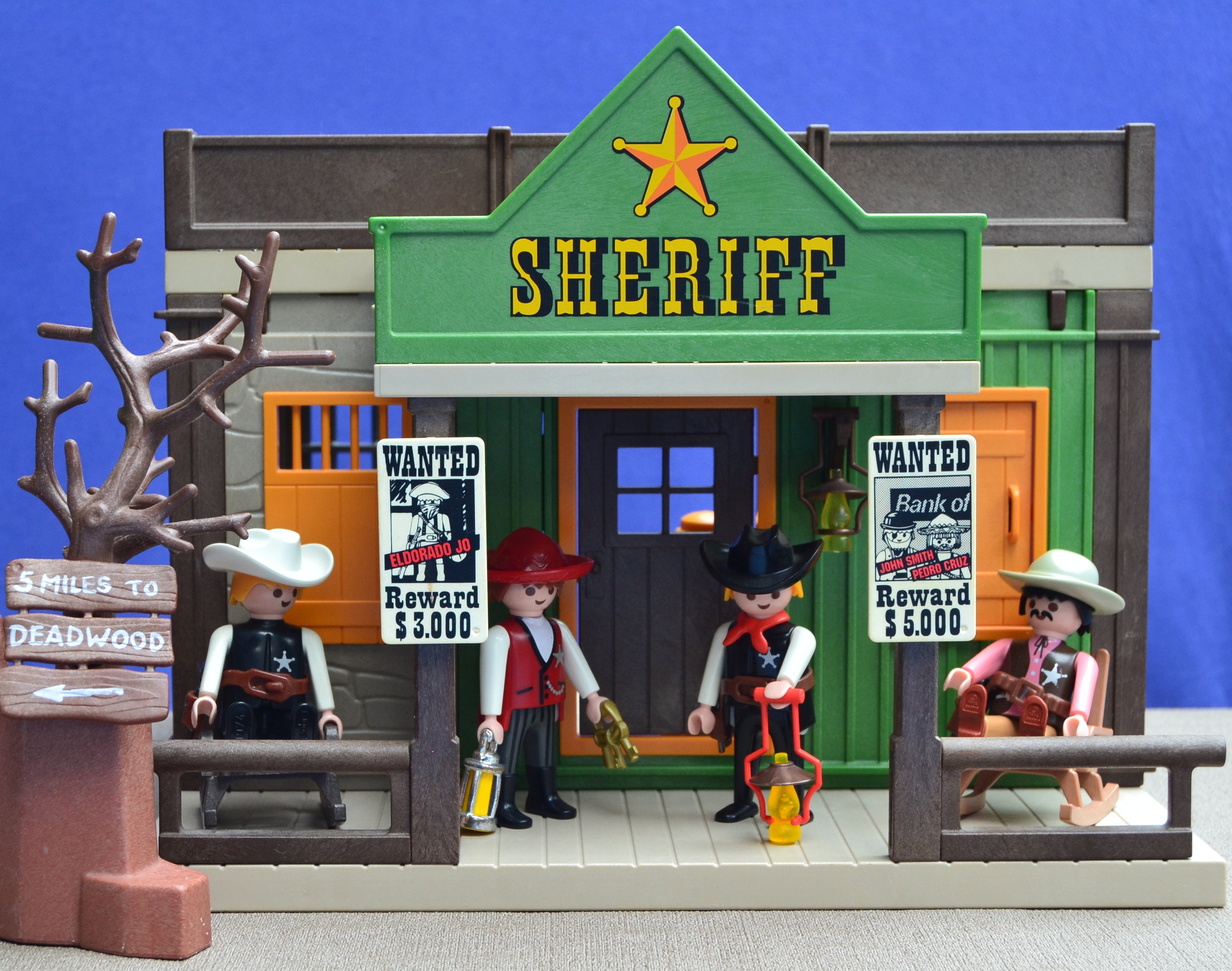 Playmobil shérif et banque