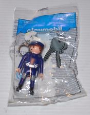 Playmobil police keychain