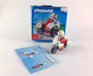 Playmobil ambulance bike