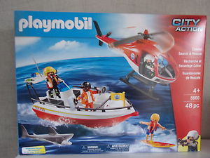 Bateau playmobil coast guard