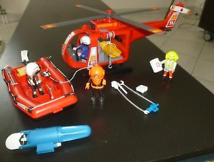 Playmobil helicoptere pompier 4428