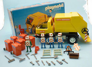 Camion poubelle playmobil city service