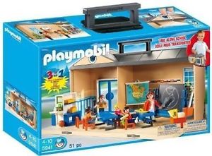 Playmobil ecole transportable 3 en 1