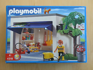 Playmobil garage ebay