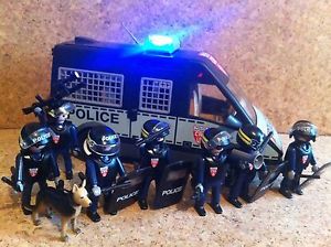 Playmobil police gyrophare