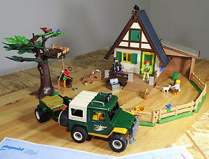 Playmobil ferme forestiere