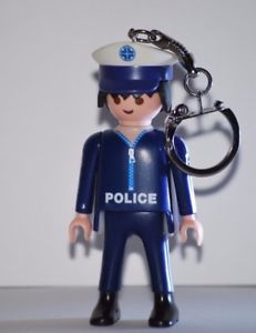 Playmobil police keyring