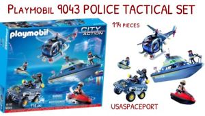 Playmobil police tactical unit set