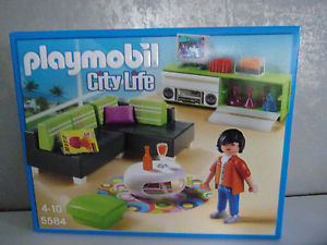 Playmobil city life wohnzimmer 5584