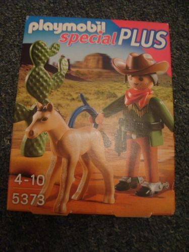 Playmobil cowboy mit fohlen