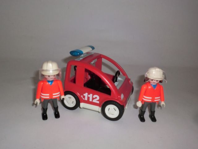Playmobil feuerwehrauto ebay
