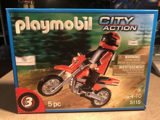 Playmobil sport action moto enduro