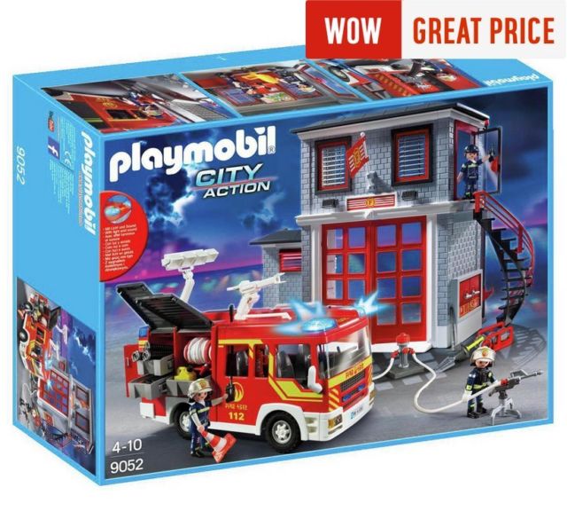 Playmobil city action fire station