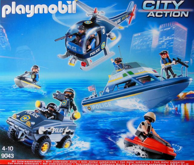 Playmobil city action tactical unit set